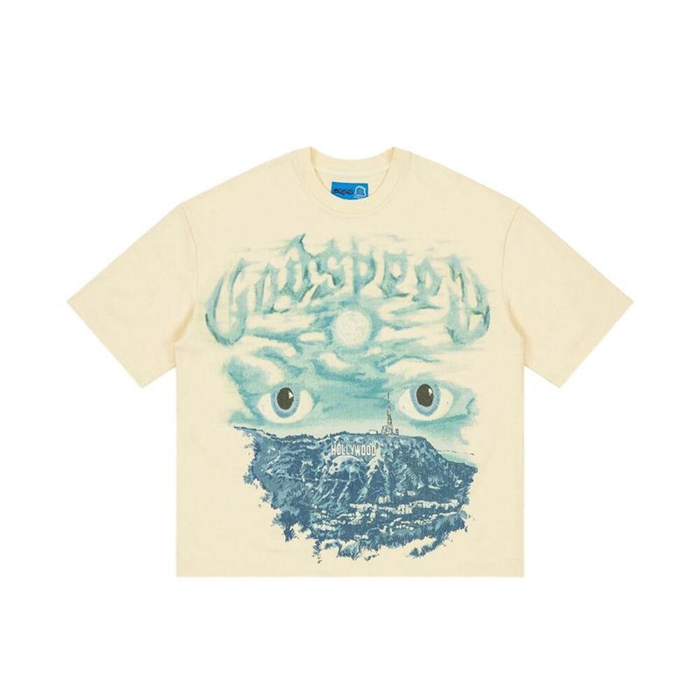 Godspeed NextGen Crew Neck T-Shirt Hills Have Eyes II Mens Cream HILLS HAVE EYES